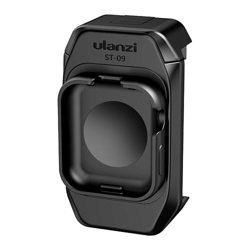 Ulanzi ST-09 Selfie Phone Clip Mount W Cold Shoe for Apple Watch Series 5 Vlog Cold Shoe Tripod Mount for LED Light Microphone