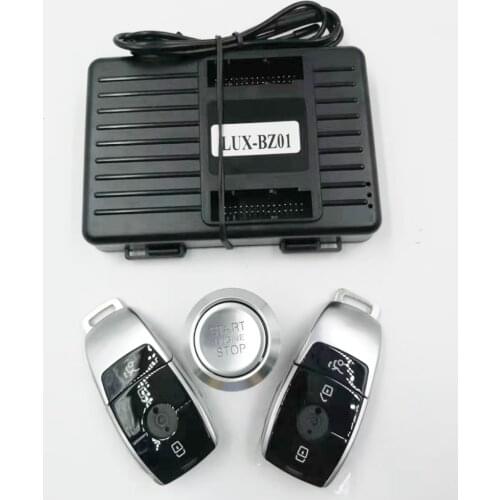 For Mercedes Benz GLK Class 2013-2015 Add Car Push Start Stop System Remote Starter and Keyless Entry System with New Remote Key