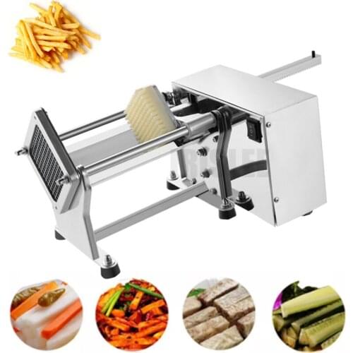 Factory French fries cutter commercial electric potato chips slicer small vegetable fruit cutting machine
