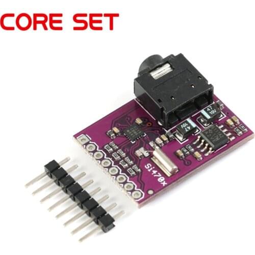 Si4703 FM Tuner Evaluation Board FM Radio Module CJMCU-470 Tuner Development Board Module with 3.5MM Headphone Audio Jack