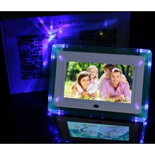 7 inch digital photo frame hd electronic photo album ultra-thin portable lcd screen wedding photo digital frame gift