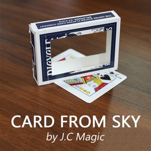 Card from Sky by J.C Magic Close Up Magic Tricks For Professional Magician Illusions Props Mentalism