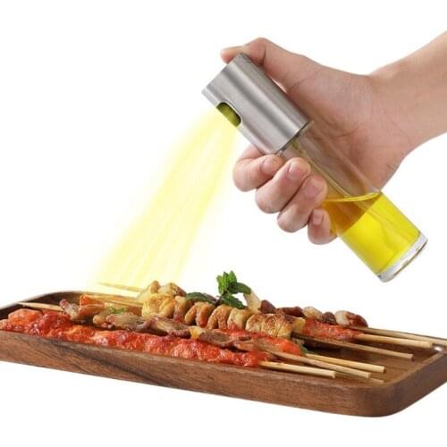 100ml Kitchen Edible Oil Spray Bottle Barbecue Spray Olive Oil Pneumatic spray bottle household cooking items