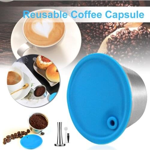 Stainless Steel Reusable Dolce Gusto Coffee Capsules Crema Stainless Steel Coffee Pods Compatible with Dolce Gusto Coffee Filter