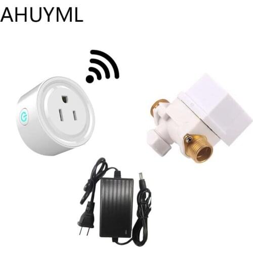 A Set Automatic Watering WIFI Timer Switch Water Valve Watering Set Irrigation Automatic Broadcast Timer Quantitative Controller