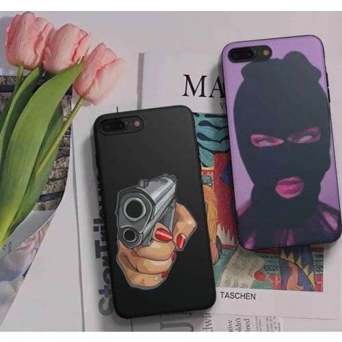 Bad Girls With Pistol Gun Phone Case Fundas Shell Cover For Samsung S10 S20 Fe Lite S21 S30 ULTRA Plus 5G