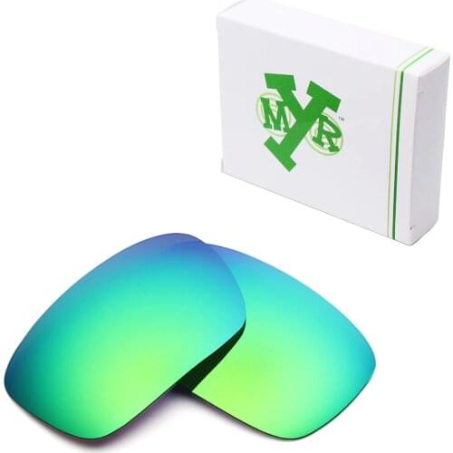 Mryok POLARIZED Replacement Lenses for Oakley Badman Sunglasses Emerald Green