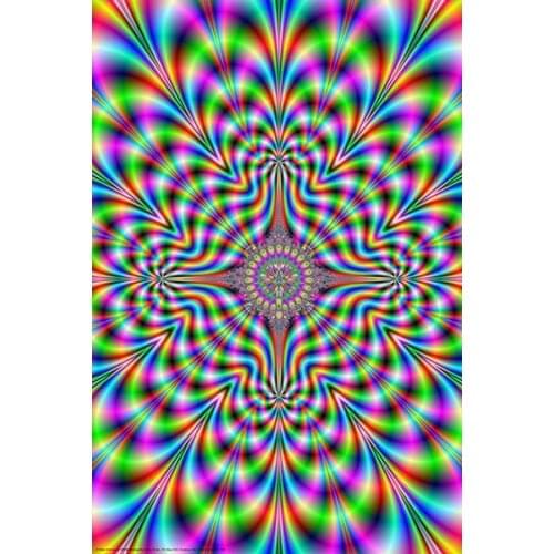 Studio B Psychodelic Pulse Poster Metal Tin Signs