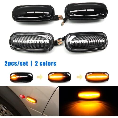 Led Dynamic Turn Signal Light Side Marker Blinker Indicator Sequential Lamp For Land Rover Defender Discovery II Freelander I