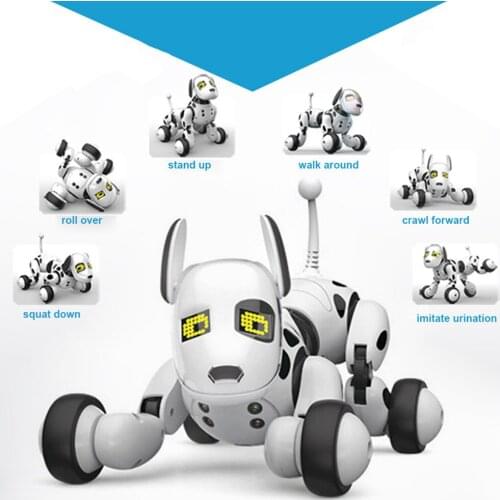 DIMEI 9007A Smart Robot Dog 2.4G Wireless Remote Control Kids Toy Intelligent Talking Robot Dog Toy Electronic Pet Birthday Gift