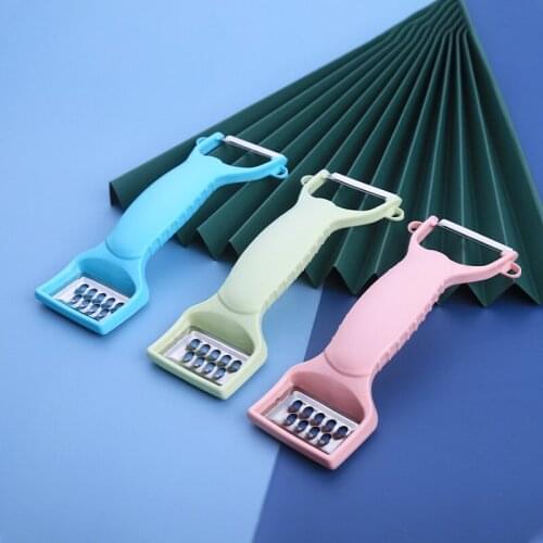 1pcs Vegetable Fruit Peeler 3 In 1 Multi-function Household Kitchen Accessories Portable Ginger And Garlic Grinder Home General