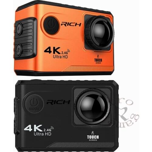 F100B Action Camera 4K Ultra HD 2.4G Wifi Mini Camera 2.0 Touch screen 1080P Cam Video Outdoor Helmet