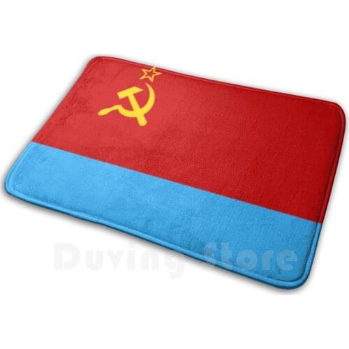 Flag Of Ukraine Ussr Soft Non-Slip Mat Rug 1287 Carpet Cushion Ussr Cccp Communism Ukraine