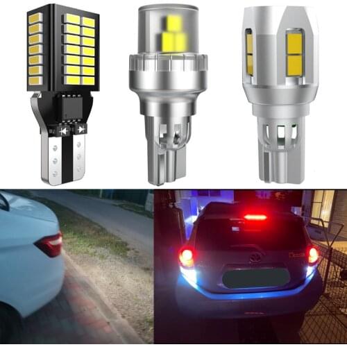 2pcs T15 921 W16W LED CANBUS Reverse Lights For peugeot 206 308 sw t9 407 207 508 406 2008 307 sw 106 306 307 boxer 5008 508 sw