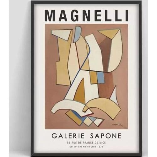 HD Print Modular Picture Alberto Magnelli Canvas Painting Italian Artist Poster For Living Room Home Decor Wall Art No Framework