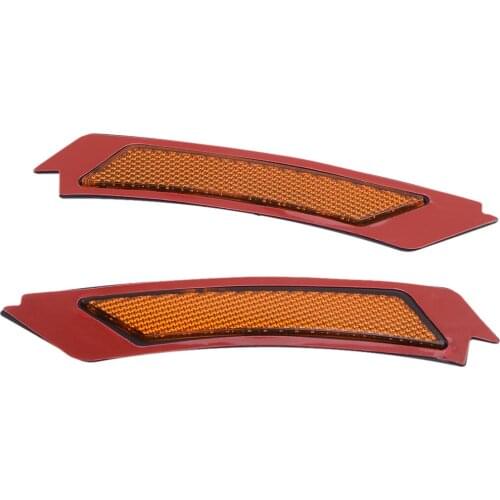 New Front Bumper Amber Side Marker Reflector Fit For BMW 3-Series E90 E91 LCI 4D Sedan 2009 2010 2011 63147205398 63147205397