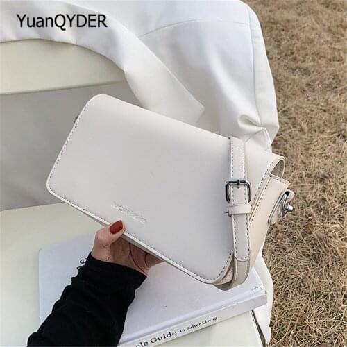 Solid Color Designer Ladies Shoulder Bag Cover Design Women Crossbody Bags 2021 Spring New Fashion Womens Bag Bolsos De Mujer