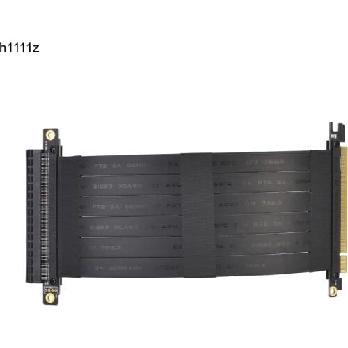 H1111Z Add On Cards PCI Express Riser Card Graphics PCI Express x16 Extension Cable 16x to 16x PCIE PCI-E PCI E Riser Extender