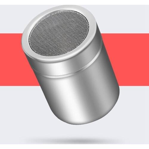 Chocolate Shaker Lid Stainless Steel Icing Sugar Flour Cocoa Powder Coffee Sifter Cooking Tool Home Kitchen Seasoning Jar