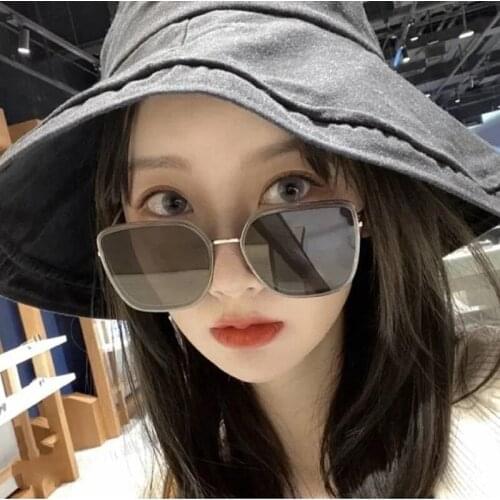 Luxury Square Sunglasses Women Brand Designer Retro Alloy Frame Big Sun Glasses Vintage Gradient Male Oculos Feminino Shades