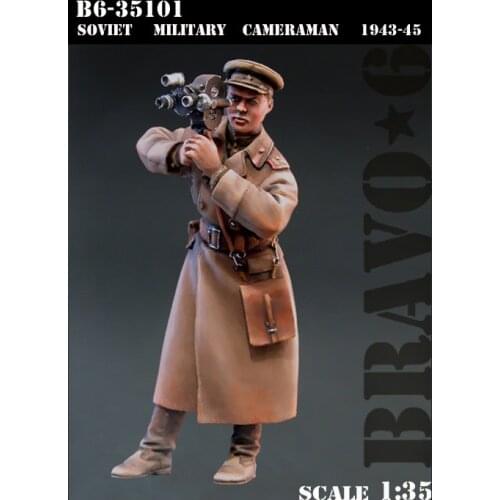 Soviet resin soldiers in World War II Photographer 1:35