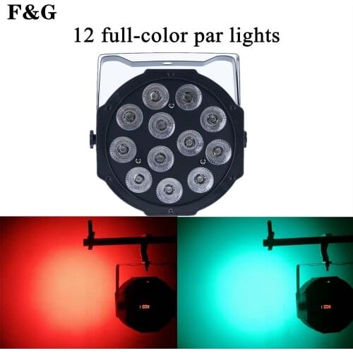 LED Par Light 12pcs 12W RGBW 4in1 LED Par Light DMX512 Wedding Outdoor Stage Light
