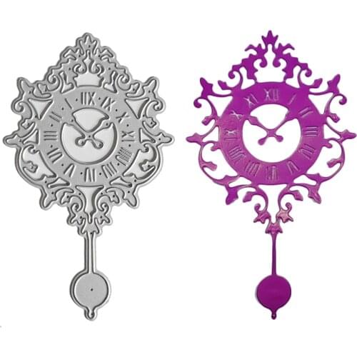 Vintage Clock Die Cut Scrapbooking Album Card Embossing Mold Cut Die Paper Craft Cutting Dies Handmade Accessories