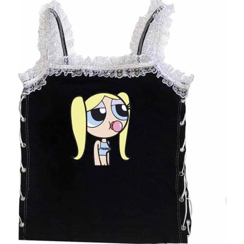 Y2k Tops y2k t shirt y2k fashion y2k accessories cute Tops gothic top y2k crop top harajuku Tank Tops y2k fashion