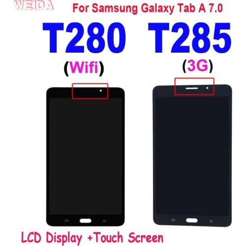 7.0" AAA+ LCD For Samsung Galaxy Tab A 7.0 T280 T285 LCD Display Touch Screen Digitizer Assembly for Samsung SM-T280 SM-T285 LCD