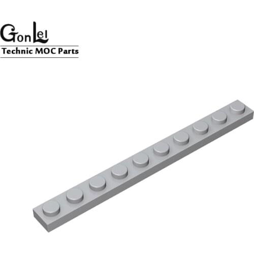 20Pcs/Lot Element MOC Brick Parts 4477 Plate 1x10 Classic Piece Building Block Bricks Toy Accessory Bricklink Parts DIY Toys
