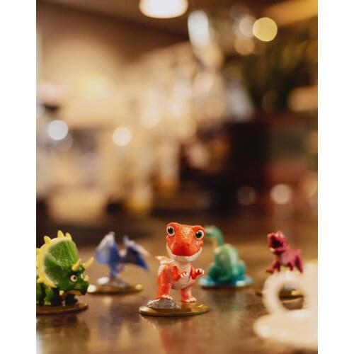 3"Cartoon Dinosarur Planet Realistic Dinosaur Figure Toys Plastic for Kids and Toddler Education