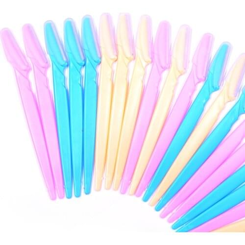 YWK 3PCS/Lot Women Facial Face Razor Eyebrow Trimmers Blades Shaver Makeup Beauty Tools