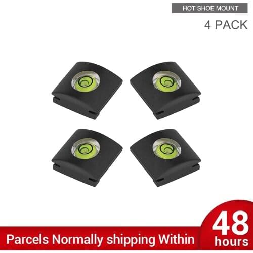 4 PACK Hot Shoe Protector Cover Bubble Spirit Level Cover for Nikon Canon Olympus Panasonic Pentax Fujifilm DSLR SLR Cameras