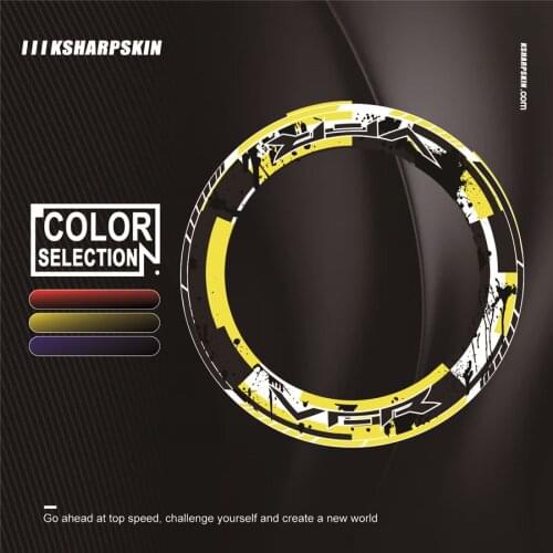 4 X Thick Edge Outer wheel Sticker Stripe Wheel Decals Fit all HONDA VFR