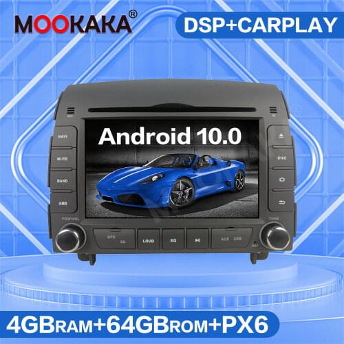 4G SIM LTE Android 10.0 4+64GB Car GPS Navigation Multimedia Player For HYUNDAI SONATA NF YU XIANG 2004-2008 Auto Radio Headunit