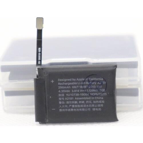 5pcs/lot A2181 Battery For APPLE Watch Series 5 A2181 42mm Watch Batteries 296mAh