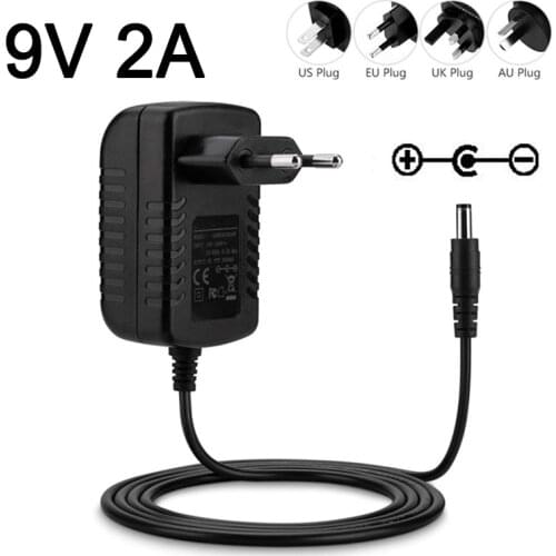 AC/DC Adapter 9V 1.6A 2A Power Supply Charger For Brother Label Printer Power Adapter AD-24 AD-24ES PT-E100B / D210