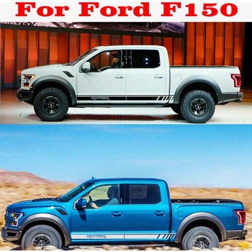 Car Sticker For Ford Raptor F150 F250 F350 F450 F550 F650 F750 Auto Door Waistline Side Stripe DIY Decal Car Tuning Accessories