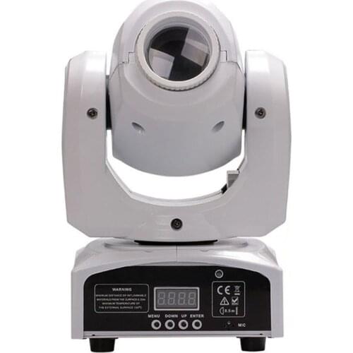 White Cover 30W Mini Moving Head Gobo Spot Light 9/11 channels stage lights effect Dmx 512 Sound Control Auto Rotating
