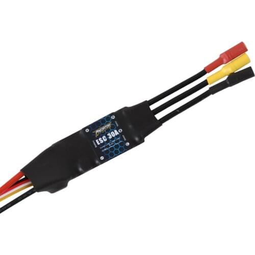FMS Predator 30A Brushless ESC Electronic Speed Controller Upgraded 2-3S XT60 Plug For FPV RC Airplane Spare Part
