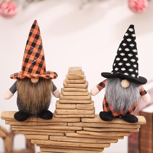 Gnomes Plush Doll Handmade Decoration Cute Dwarf Elf Doll Creative Faceless Plush Doll Home Desktop Ornaments TS2
