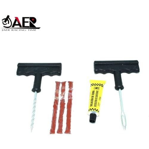 JAER Motocycle repair tool Car Tire Repair Kit 4-Piece Repair Tool Set Car Motorcycle Battery Car Tire Repair Tool Puncture Plug
