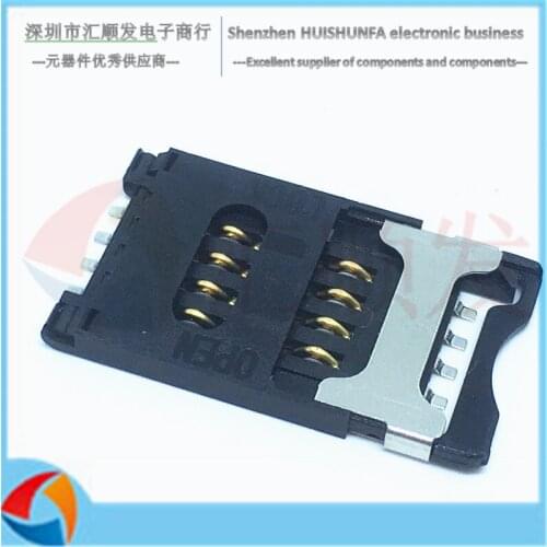 KF-026 SIM 6P/8P hatchcover card holder high temperature resistant monomer SIM hatchcover card holder SIM card slot card holder