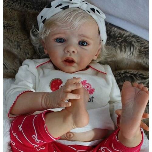 NPK 20inch Reborn Doll Kit Ella Rare Limited Sold out Edition Lifelike Soft Touch with Body and eyes