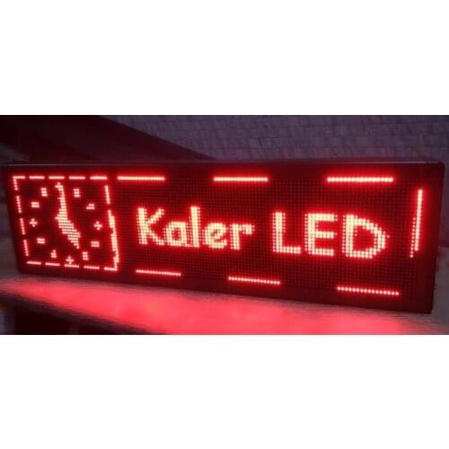 Multifunctional outdoor led screen made in China outdoor advertising led display screen p10 red outdoor led display 57*201mm