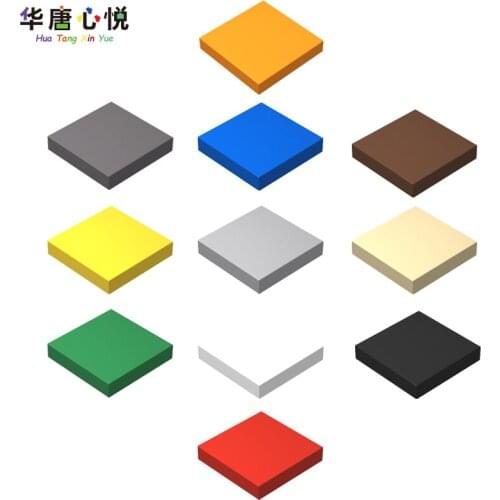 MOC 20 Pcs 3068 2x2 Light Panel Building Blocks Figure Bricks Tile Educational Toys For Kids Creative Compatible DIY Model Gift