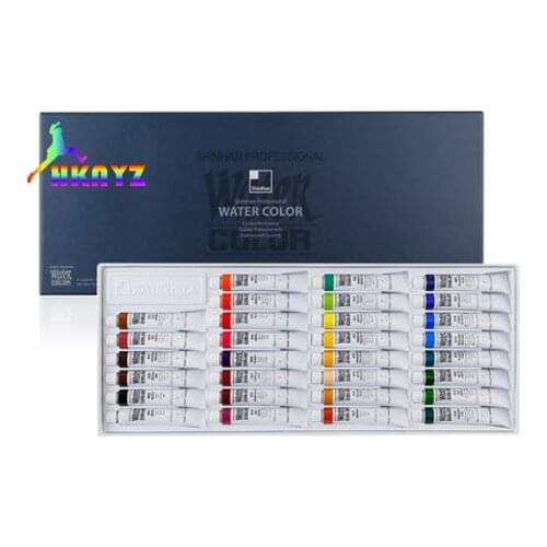 1sets Korean Shinhan 20 30 Colors Expert Transparent Watercolor Paint Stick Aquarela Set for Artist Paints Set
