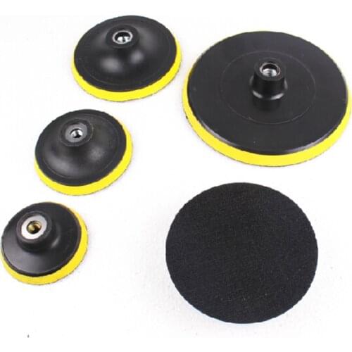 2pc Polishing Disc for Polishing Sandpaper Sheet Adhesive Disc Chuck Angle Grinder Sticky Plate for Car 80-180mm