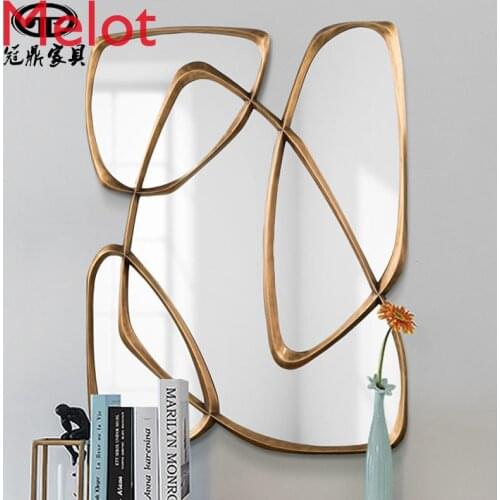 R Living Room Dining Room Decorative Mirror Wall Hanging Wall Hanging Mirror Art Wall Hanging Creative Decorative Mirror