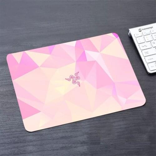 Razer Full Gamer Pc Gaming Accessories Rubber Mat Mousepad Anime Rug Pink Mouse Pad Kawaii Small Mausepad Pad on the Table Csgo